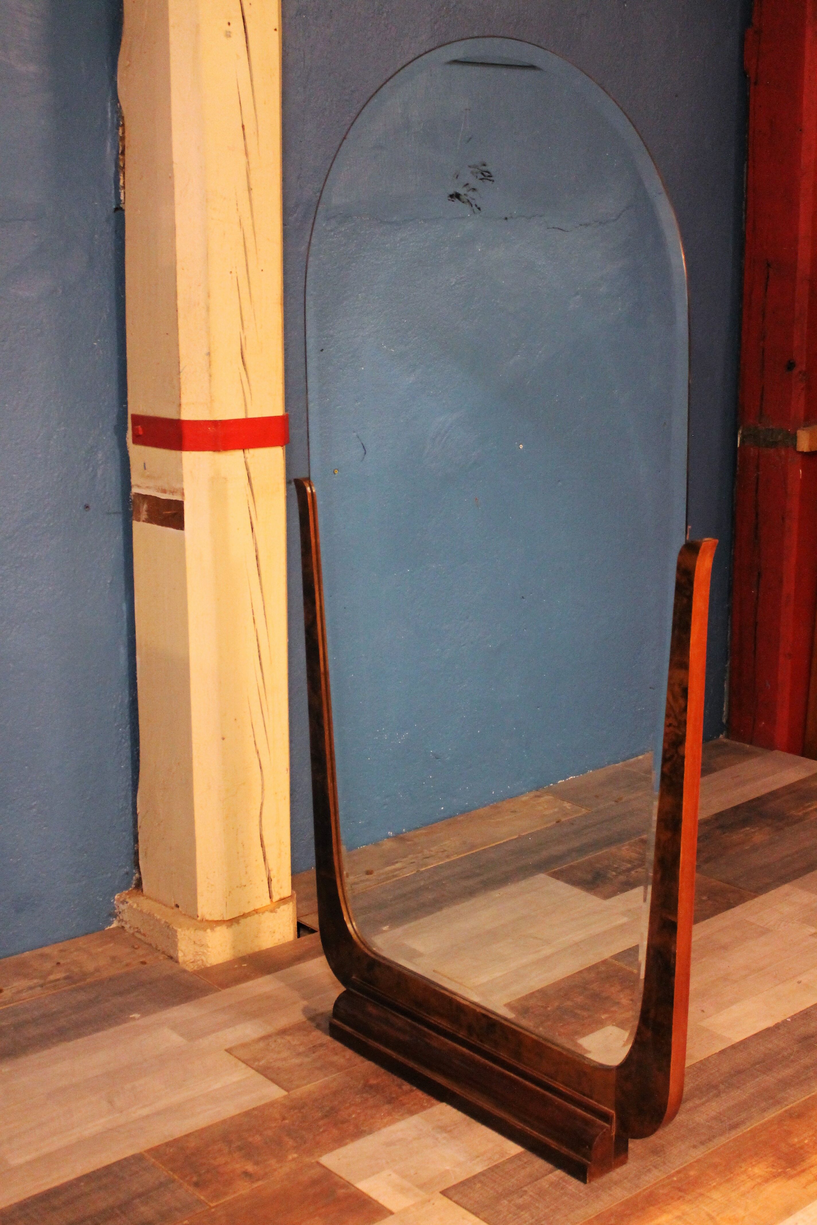 Art Deco standing mirror 170x92cm