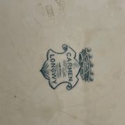 Lot de 7 assiettes Longwy Art nouveau