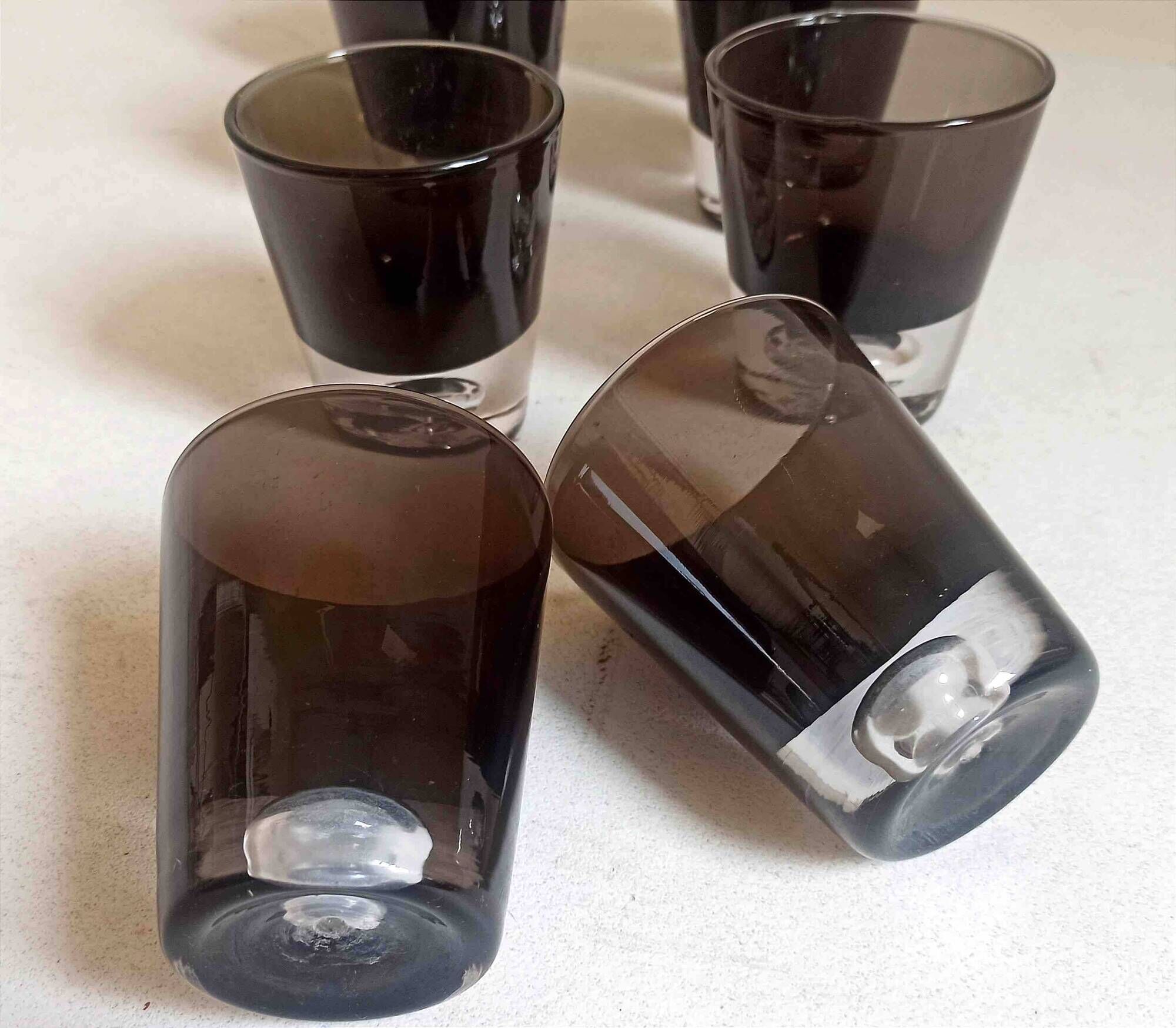 Set of 8 glasses 1960s Bo Borström Aseda Sweden