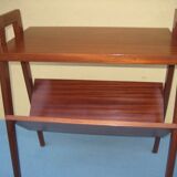 Old teak magazine holder