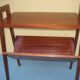 Old teak magazine holder