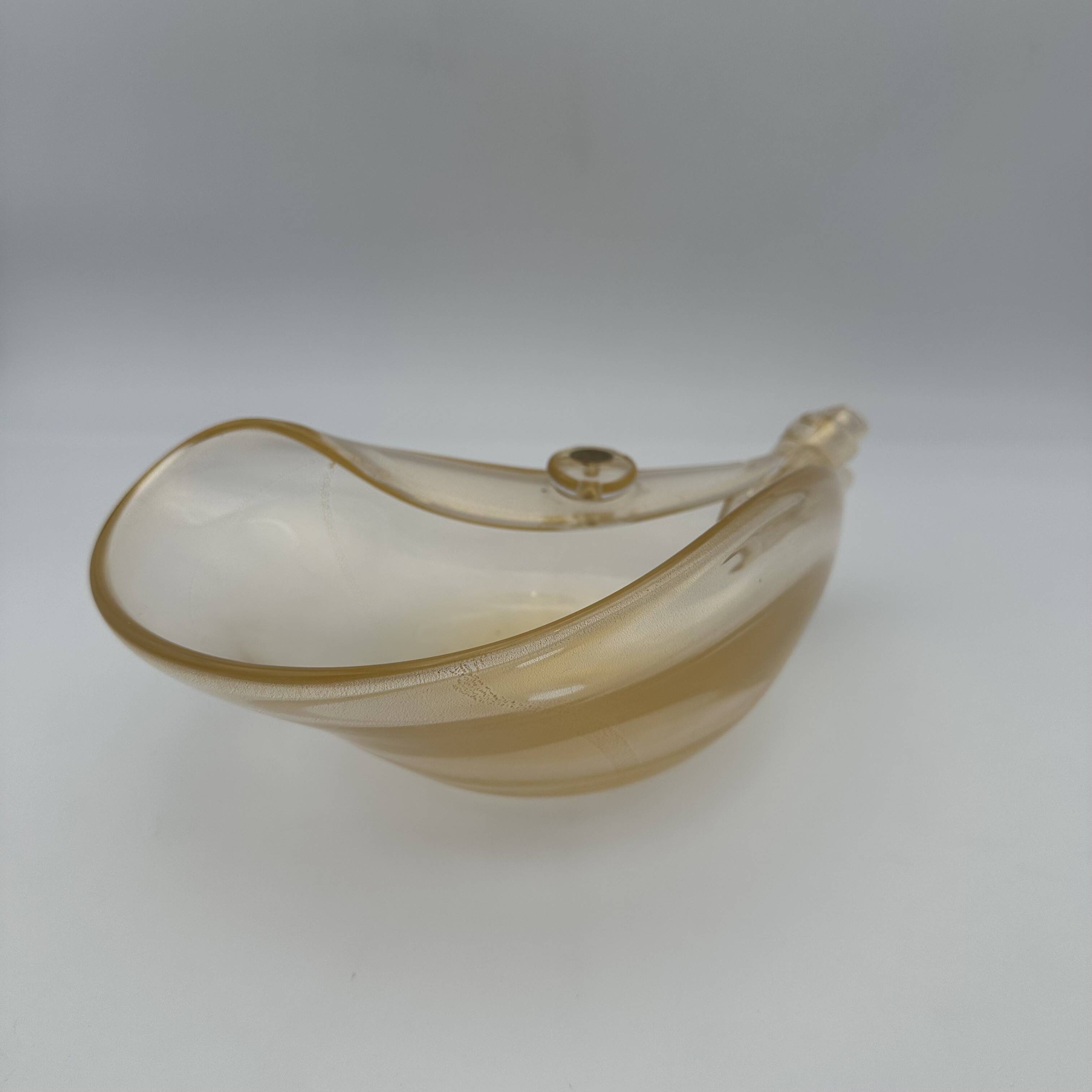 Coupe de Forme Libre en Verre Irisé de Murano, Barovier & Toso, Années 1950