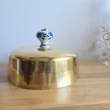 Brass bell porcelain handle