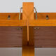 Rival 2 bay teak wall unit with 3 cabinets and 5 shelves by Brodrene Jatogs Norway, Kjell Riise, 196