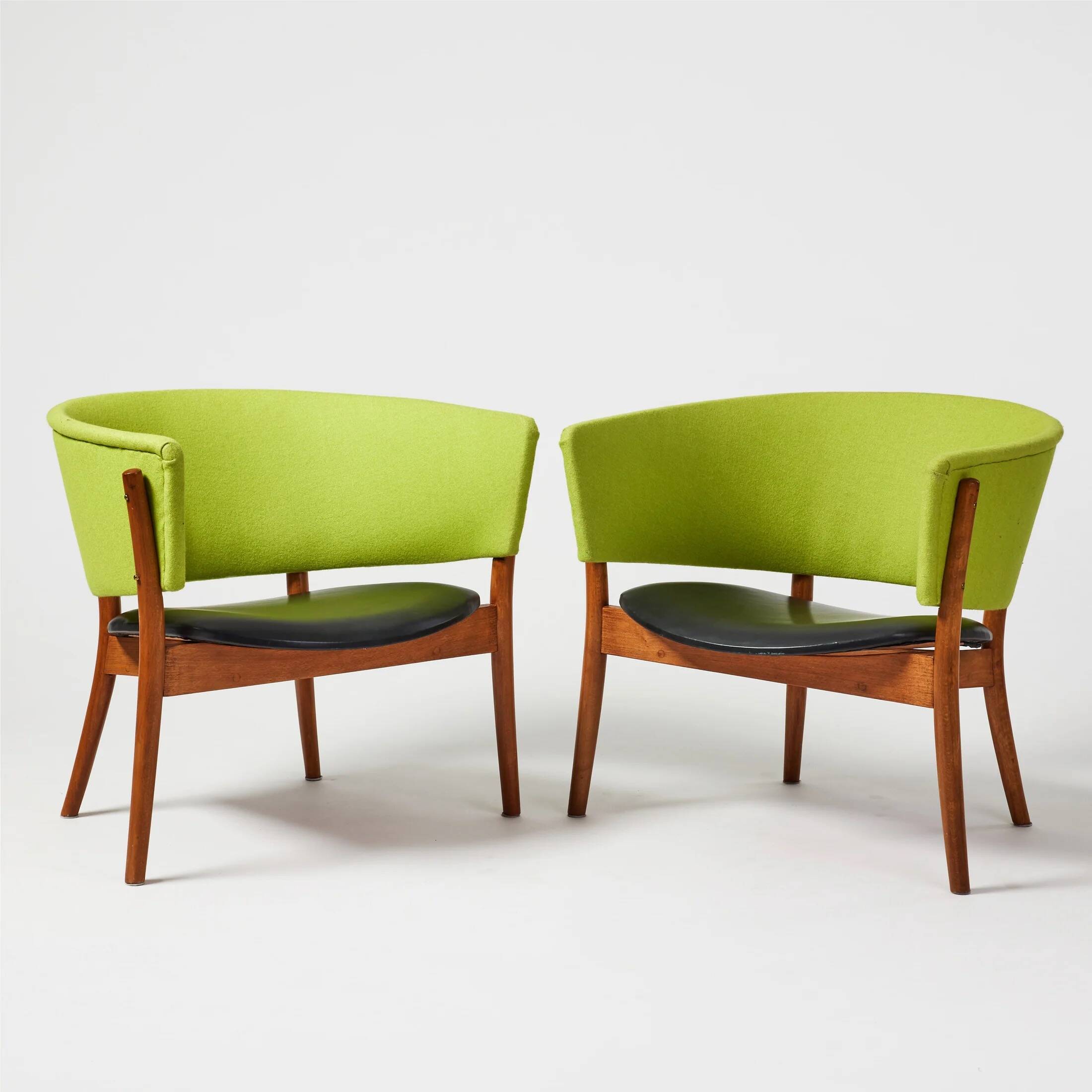 Pair of Rondell armchairs, Sweden 1960s