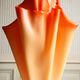 Xl lamp in draped resin, in the style of georgia jacob