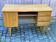 Scandinavian desk from the 1960s in wood, 120cm.