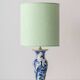 Royal Delft Blue, White, and Green Chinoiserie Bird Table Lamp, 1979