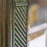 Bamboo and glass display from the 70s 80s