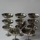 Vintage stainless steel ice cream cups