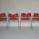 4 chaises "omstak" de Rodney Kinsmann par Bieffeplast, Italie, 1970