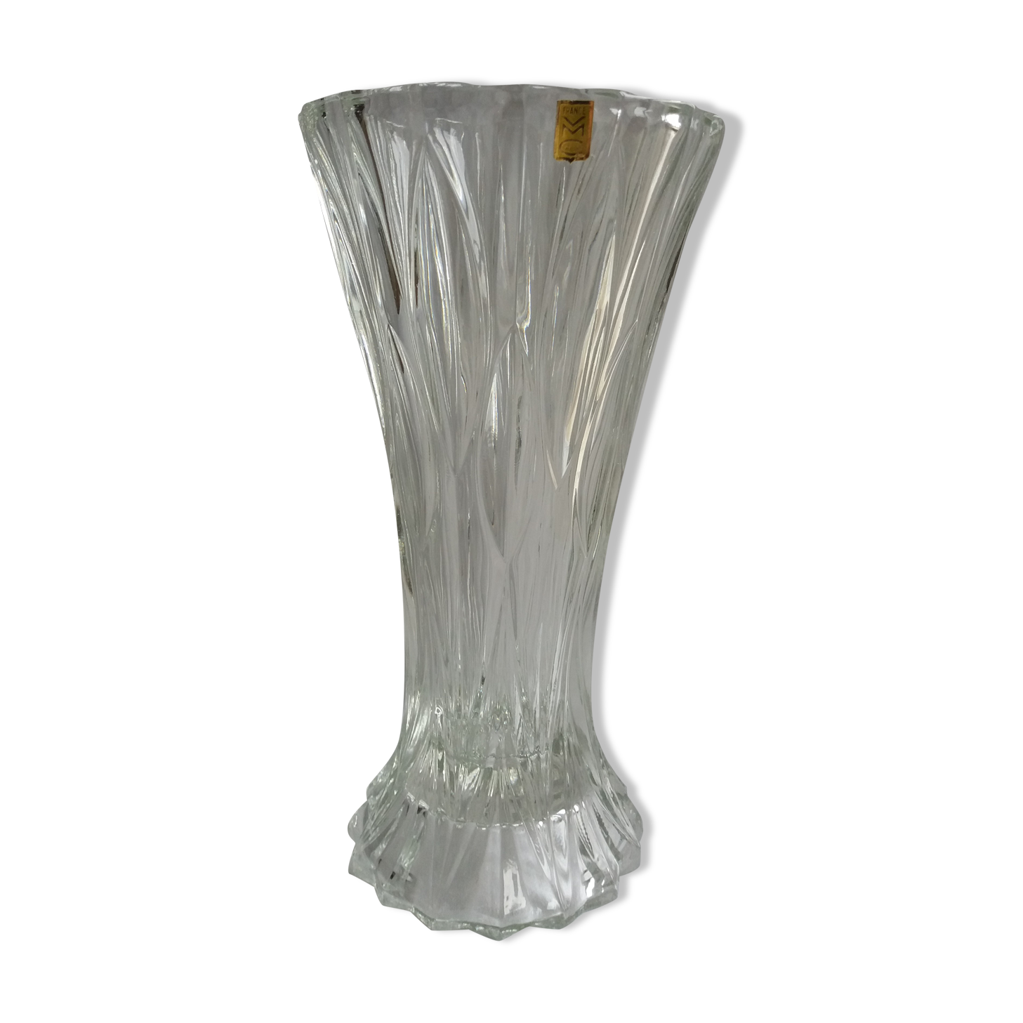 VMC Reims glass vase