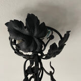 Glass paste chandelier