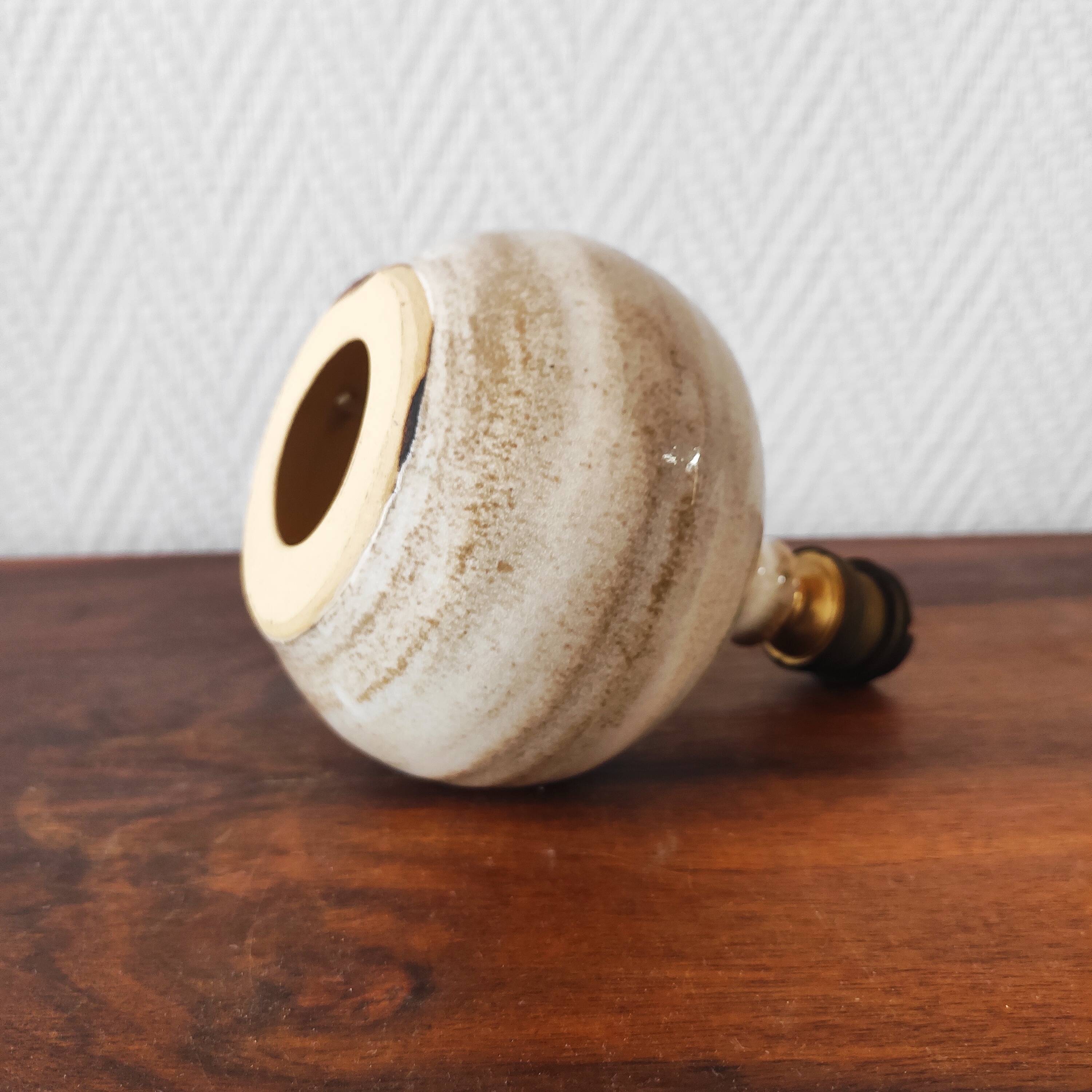 Vintage ceramic ball lamp