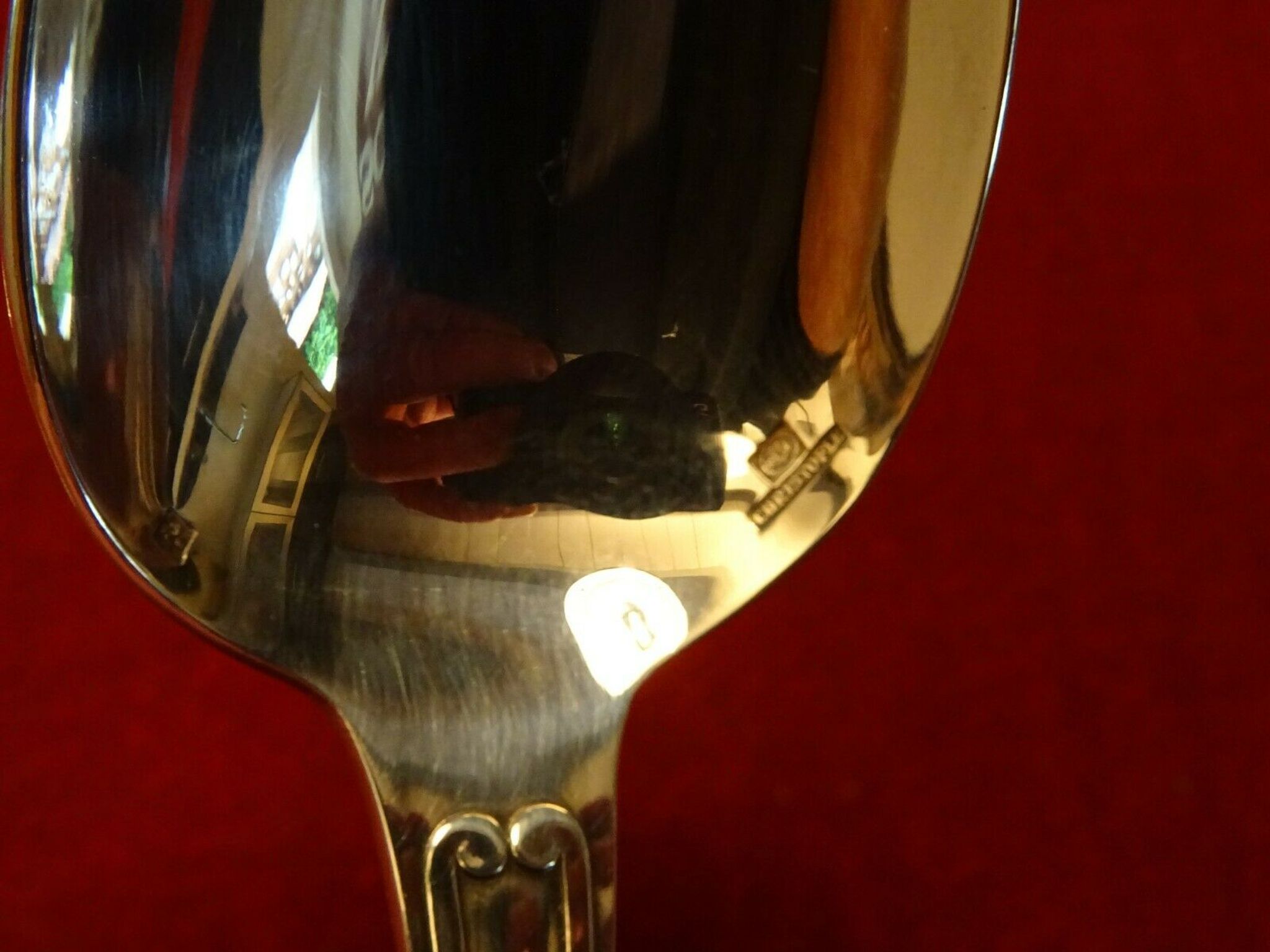 Christofle Vendôme box spoon fork small silver metal spoon
