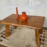 Table basse en orme vintage moderniste