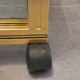 Pierre Vandel serving trolley in gold aluminum