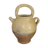 Old glazed sandstone pot