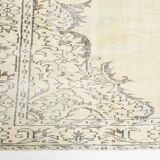 Light Yellow & Brown Vintage Rug, 164x266Cm