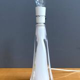 Lampe de table en verre blanc, années 60