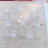 11 verres à pied années 40