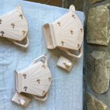 Art deco coffee service in rosé earthenware