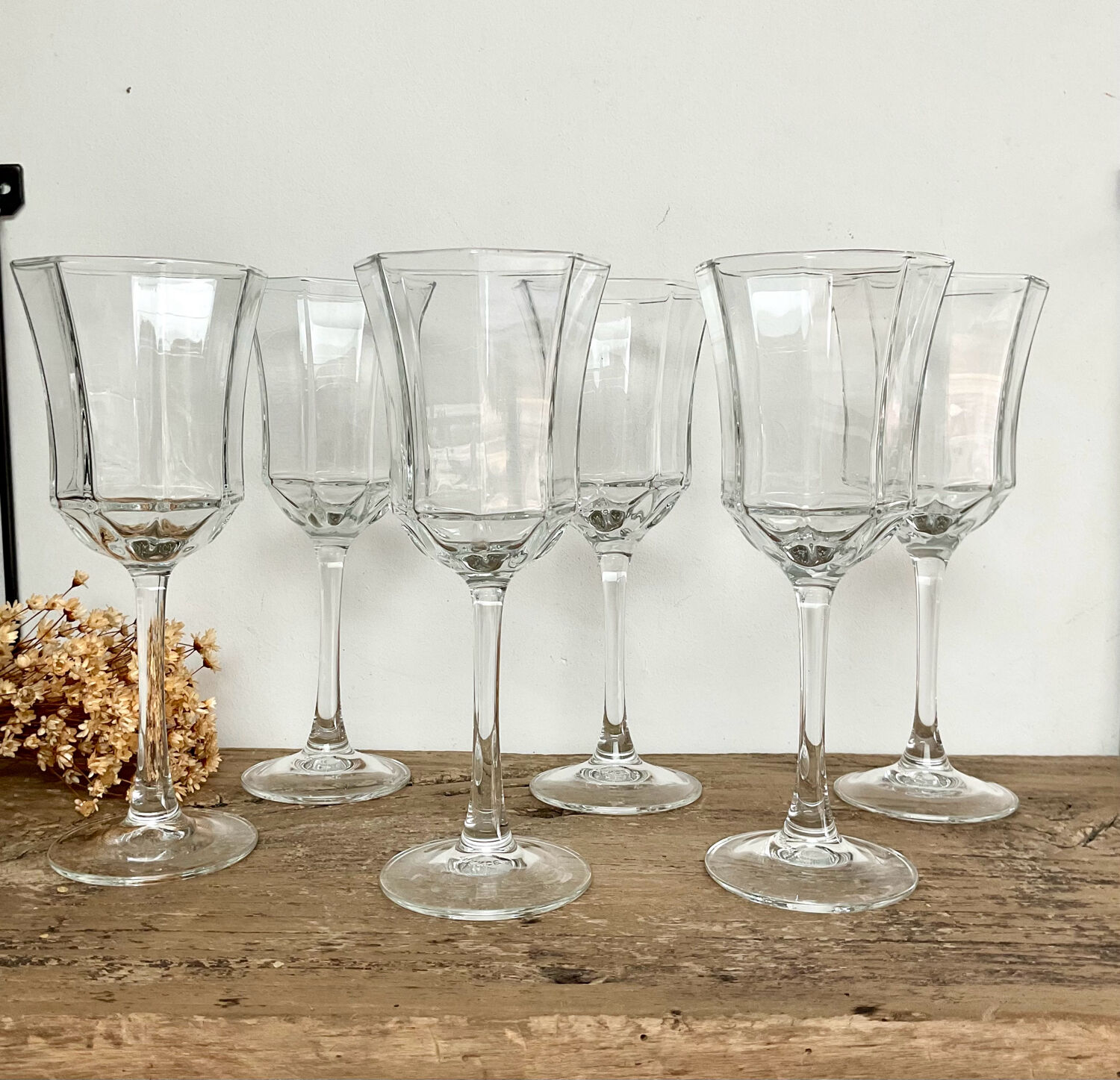 6 stemmed glasses "Octime" Luminarc