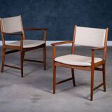 Rosewood armchairs attributed to Kai Lyngfelt Larsen for Søren Willadsen, 1960s, Set of 2