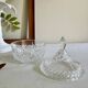 Small glass candy dish