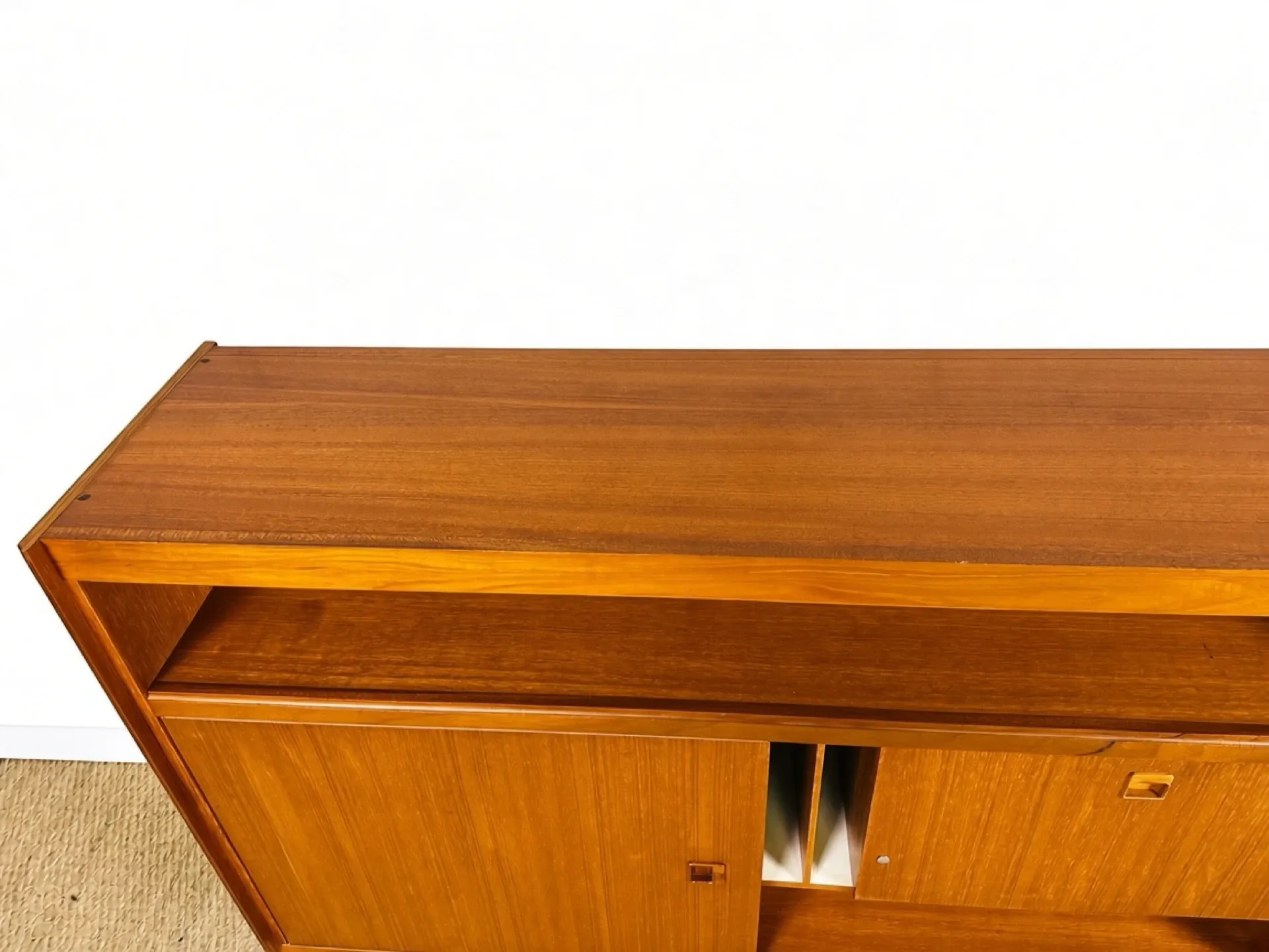 1960s high Scandinavian teak sideboard