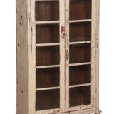 Beige lacquered teak sideboard