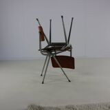 Set of two Revolt Friso Kramer chairs by Ahrend De Cirkel with original table