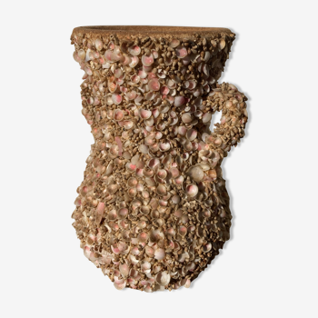 Vintage 70 shell vase