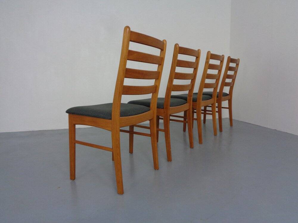 Danish Teak Dining Chairs by Korup Stolefabrik, 1970s, Set of 4