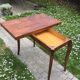 Dining table folding old rosewood from 2 to 6 people