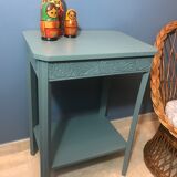 Blue/green art deco side table