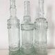 lot de bouteilles en verre moulé