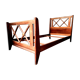 Oak side bed made by Ateliers Saint-Sabin 1950
