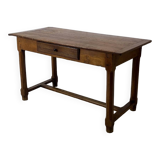 Solid wood farm table
