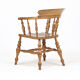 Rustic Antique English Countryhouse Captain Armchair