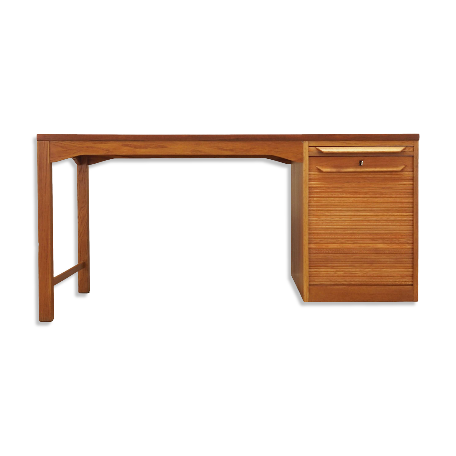 Ash desk, Danish design, 1970s, manufacture: SKM