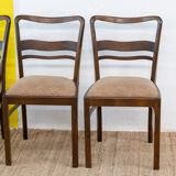 Set of 4 vintage Scandinavian chairs
