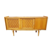 Vintage rattan sideboard 1960