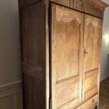 Antique solid wood wardrobe (oak)