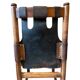 Deux chaises en cuir des années 1970