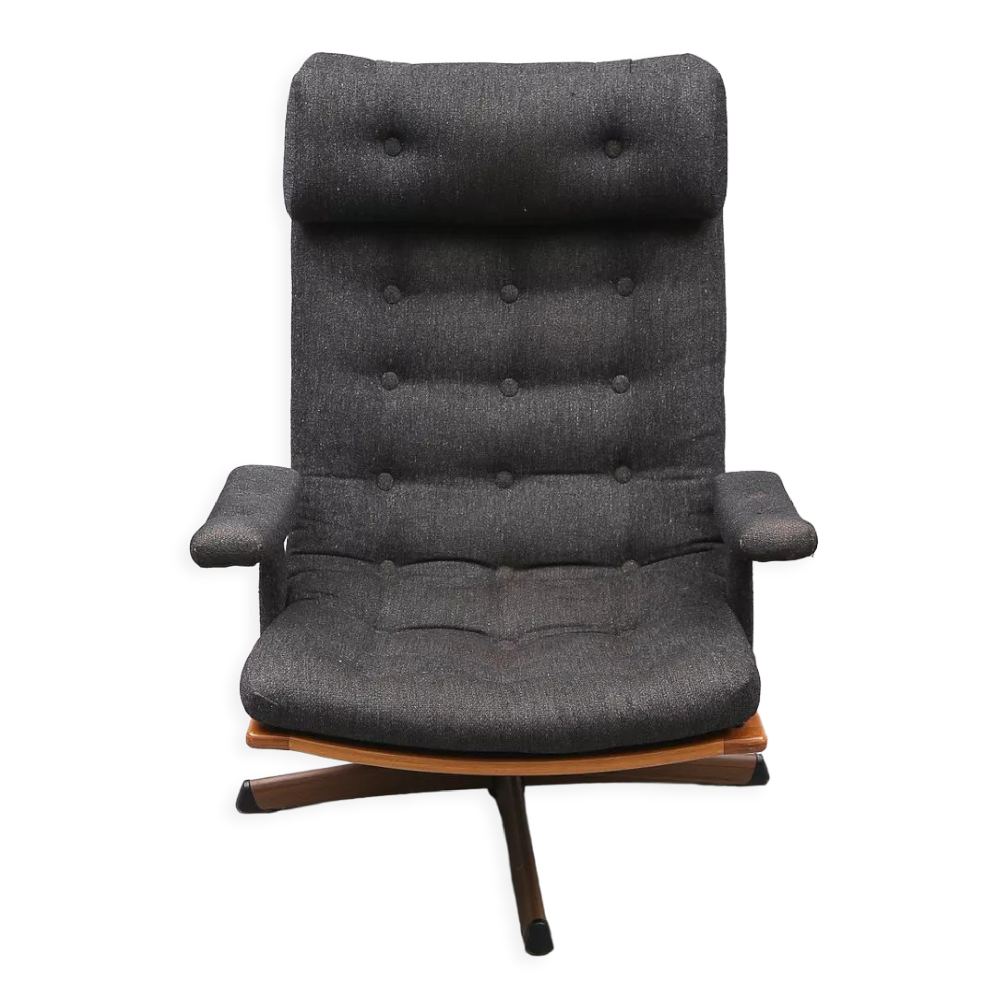 Mid-century swivel armchair by Gote Mobler, 1960s