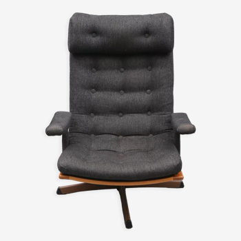 Mid-century swivel armchair by Gote Mobler, 1960s