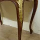 Louis XV style console table with two tiers.