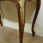 Table console / desserte de style Louis XV à deux plateaux
