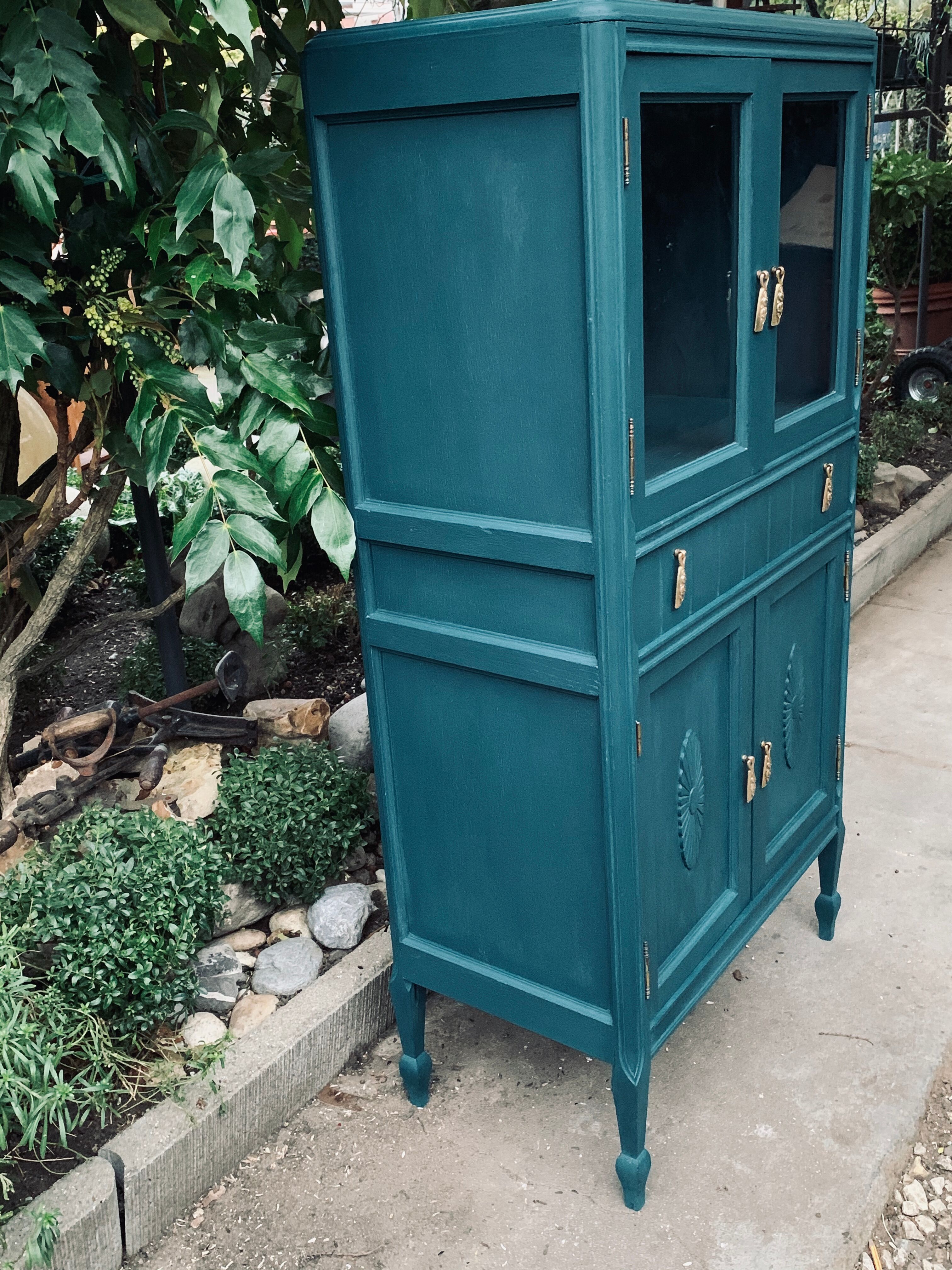 Art deco glass buffet